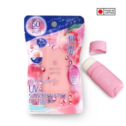 واقي شمس ستيك بلمسة جافة ورائحة الخوخ SPF50+ PA++++